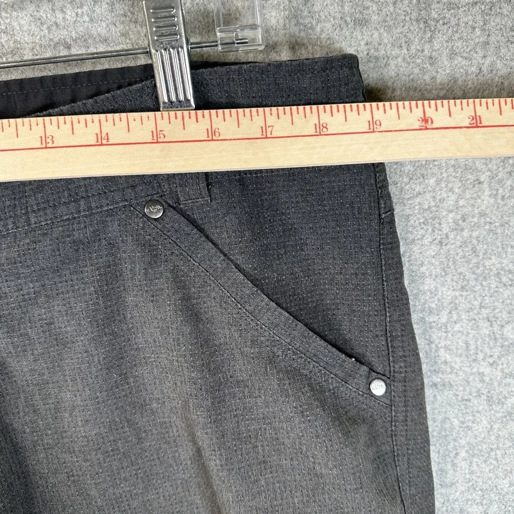 Kuhl Size 38 Mens Shorts Thin Gray Lightweight Zip Flat Front Hiking Pockets - Picture 9 of 12